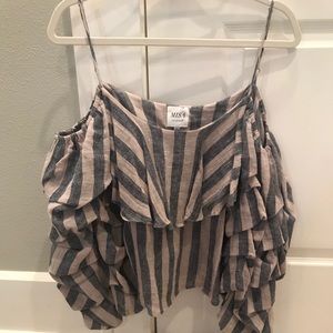 Misa Off-the-shoulder Puffy Sleeve Top